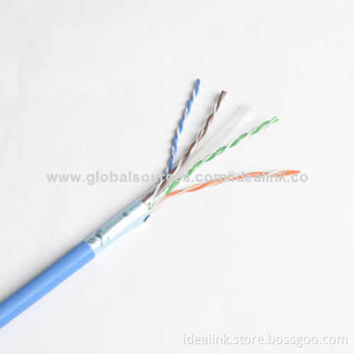 Cat6 FTP Network Cables, CU/CCA/CCS Conductor, PVC/LSZH Jacket, HDPE Insulation, OEM/ODM Orders
